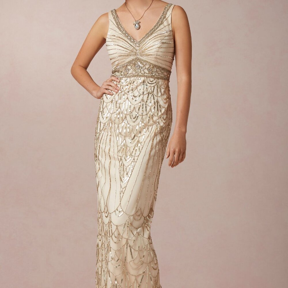 Sue Wong/BHLDN Maxine Wedding/Formal Gown, Size 2